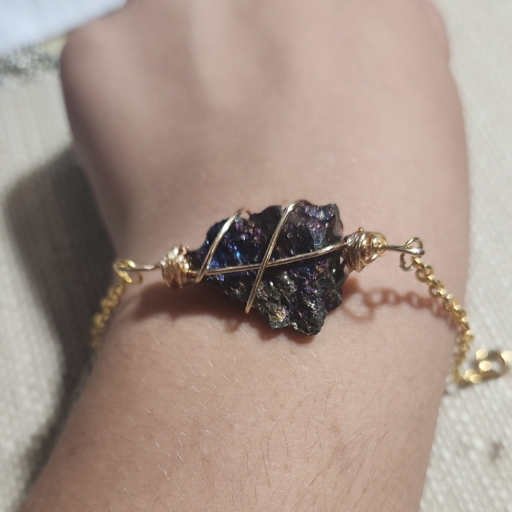 peacock ora chain bracelets